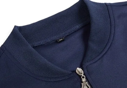 Men's Spring/Autumn Tracksuit With Bird Feather Print