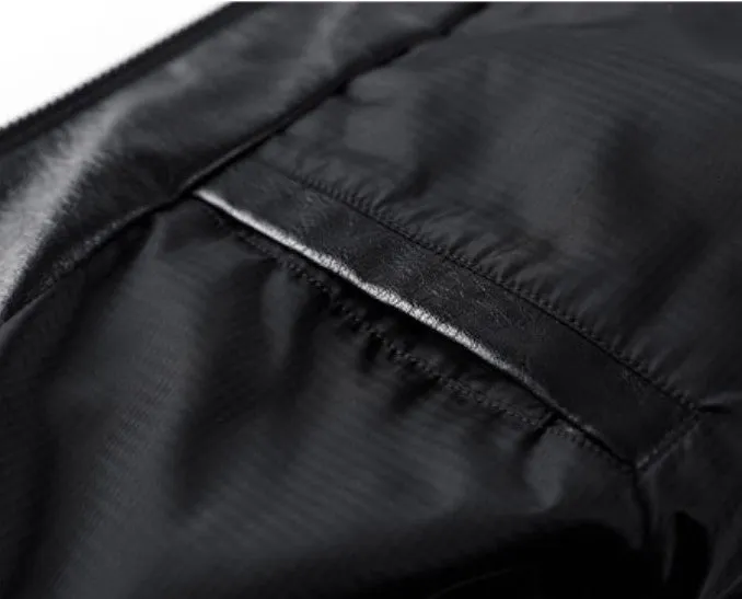 Men's Spring/Autumn Windproof PU Leather Rider Jacket | Men's Bomber