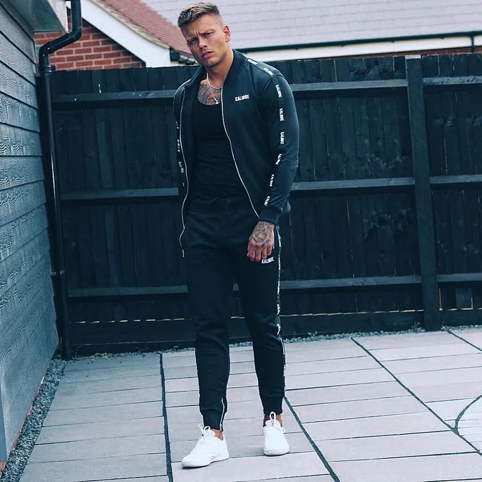 Men's Spring/Summer Elastic Gym Tracksuit | Men's Sportswear
