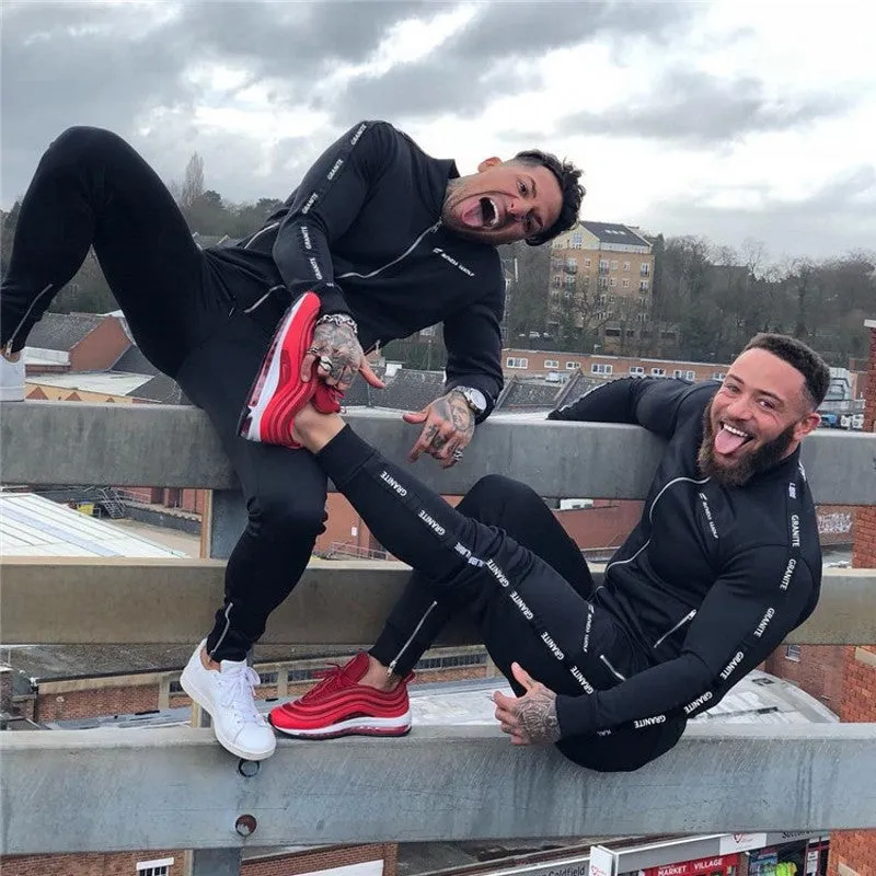 Men's Spring/Summer Elastic Gym Tracksuit | Men's Sportswear