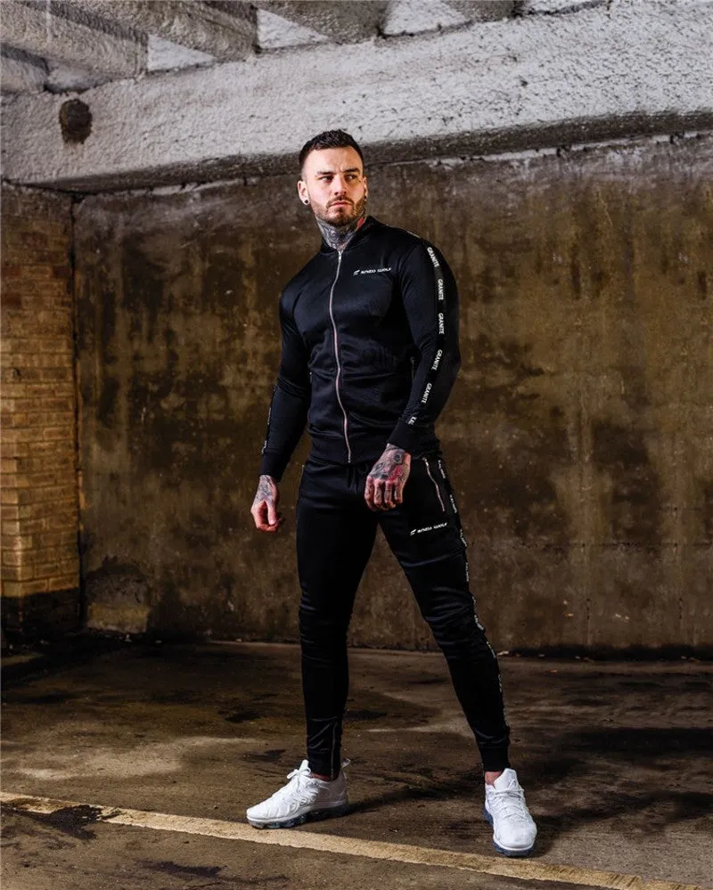Men's Spring/Summer Elastic Gym Tracksuit | Men's Sportswear