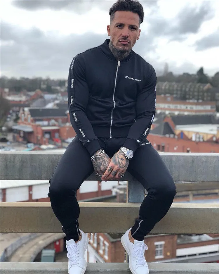 Men's Spring/Summer Elastic Gym Tracksuit | Men's Sportswear
