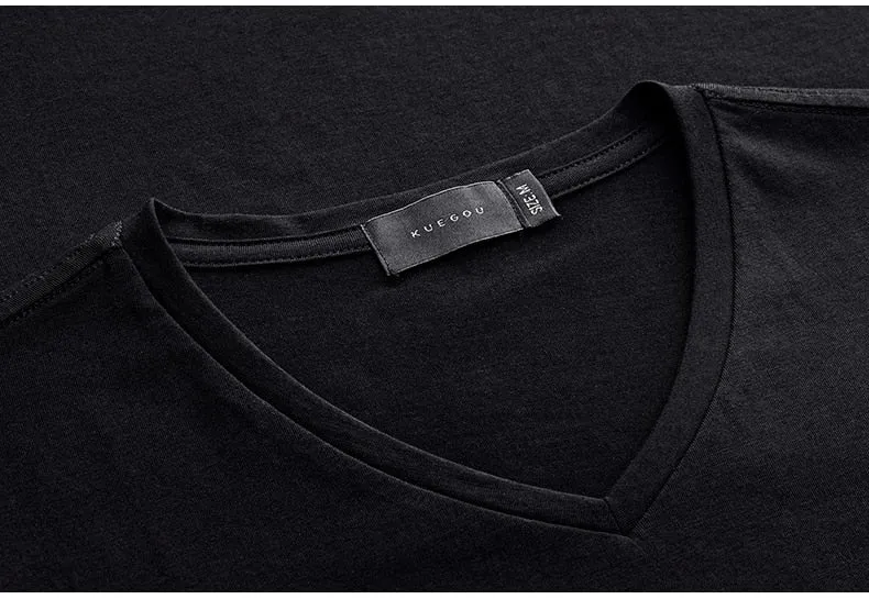 Men's Summer Casual Basic V-Neck T-Shirt