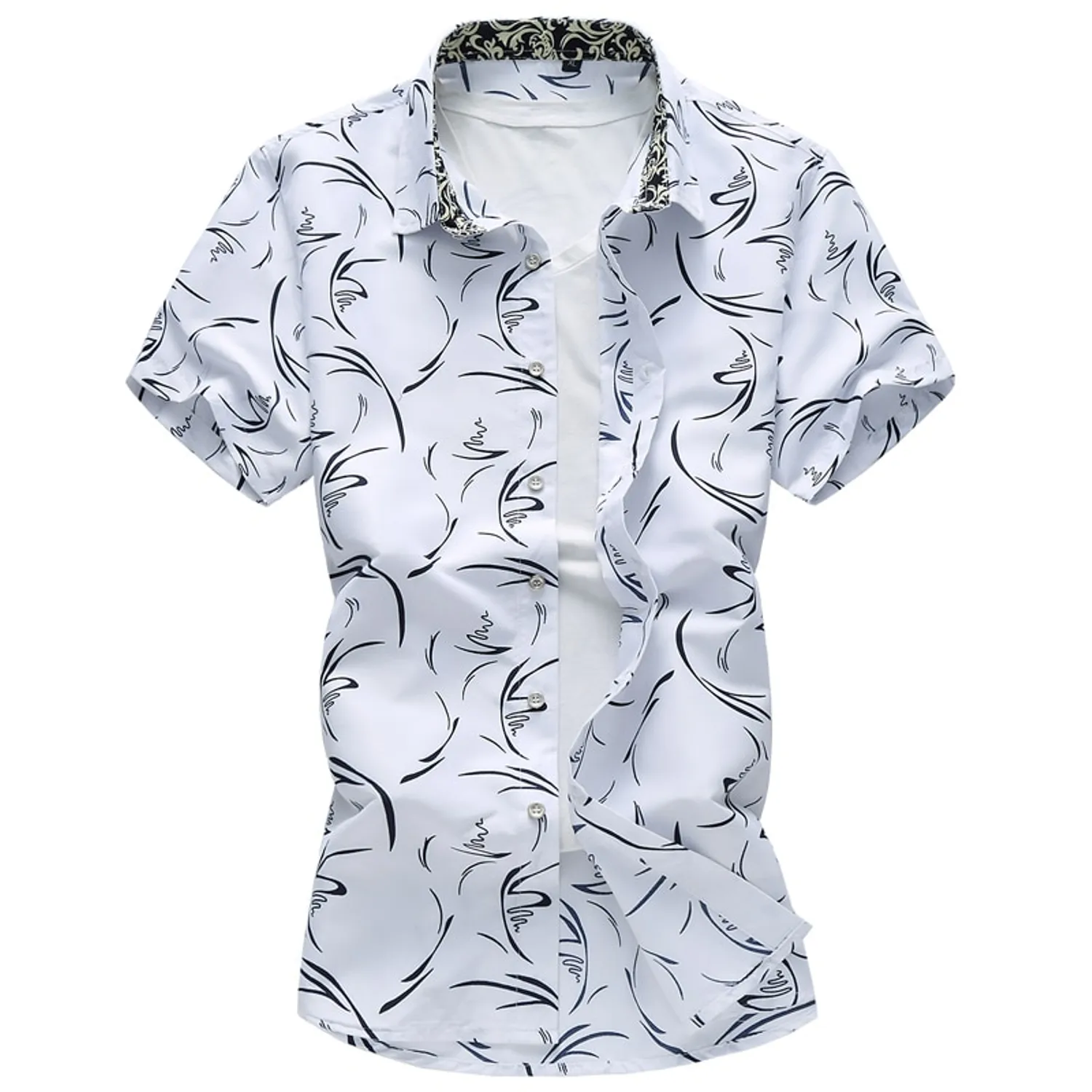 Men's Summer Casual Short Sleeve Shirt | Plus Size