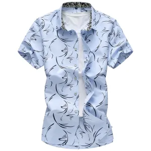 Men's Summer Casual Short Sleeve Shirt | Plus Size