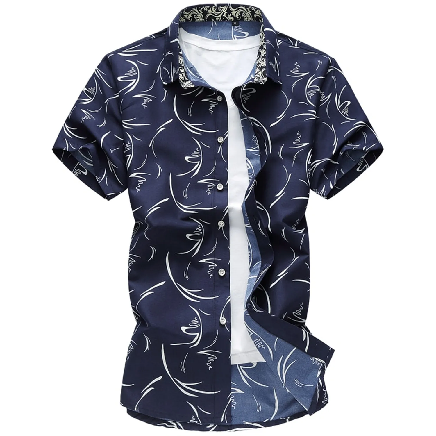 Men's Summer Casual Short Sleeve Shirt | Plus Size