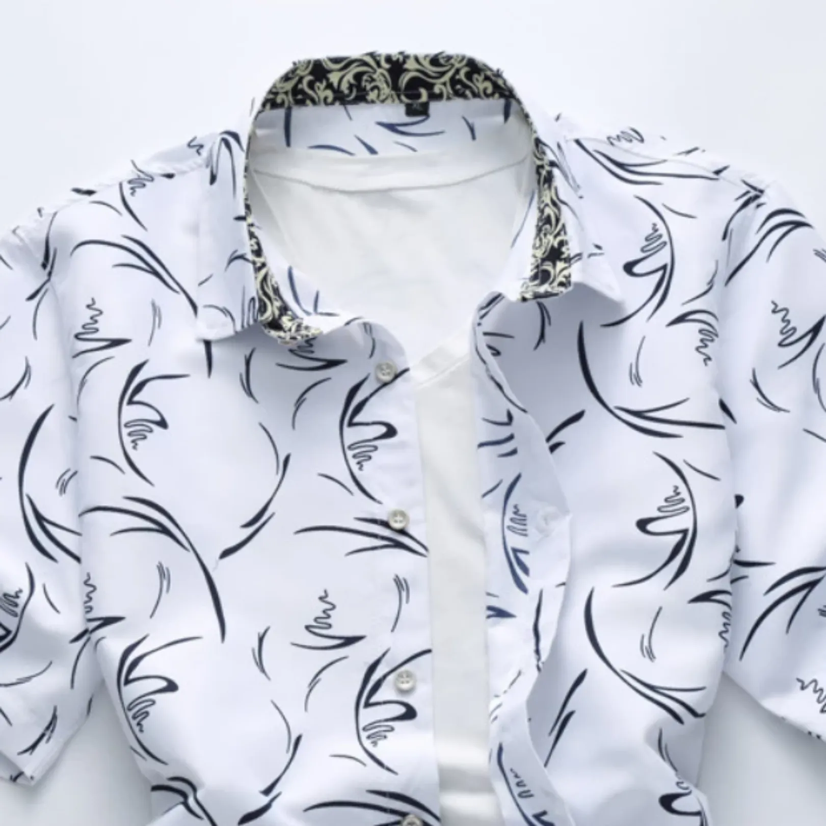 Men's Summer Casual Short Sleeve Shirt | Plus Size