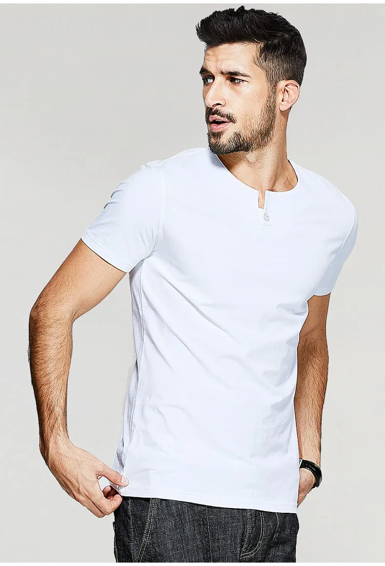 Men's Summer Casual Short-Sleeved Slim T-Shirt