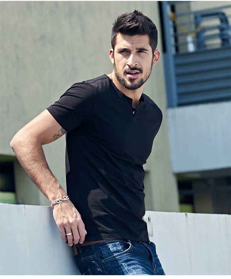 Men's Summer Casual Short-Sleeved Slim T-Shirt