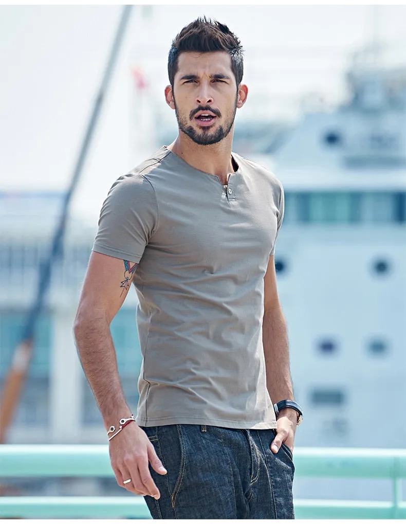 Men's Summer Casual Short-Sleeved Slim T-Shirt