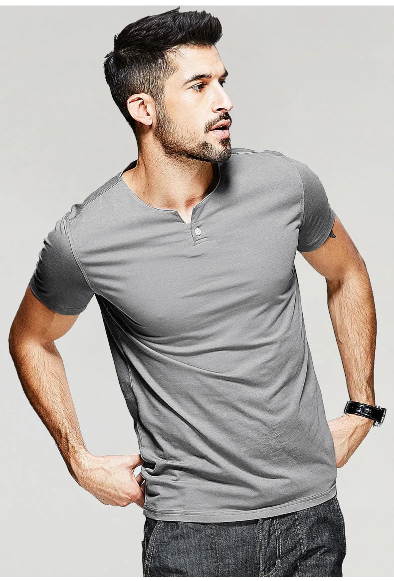 Men's Summer Casual Short-Sleeved Slim T-Shirt