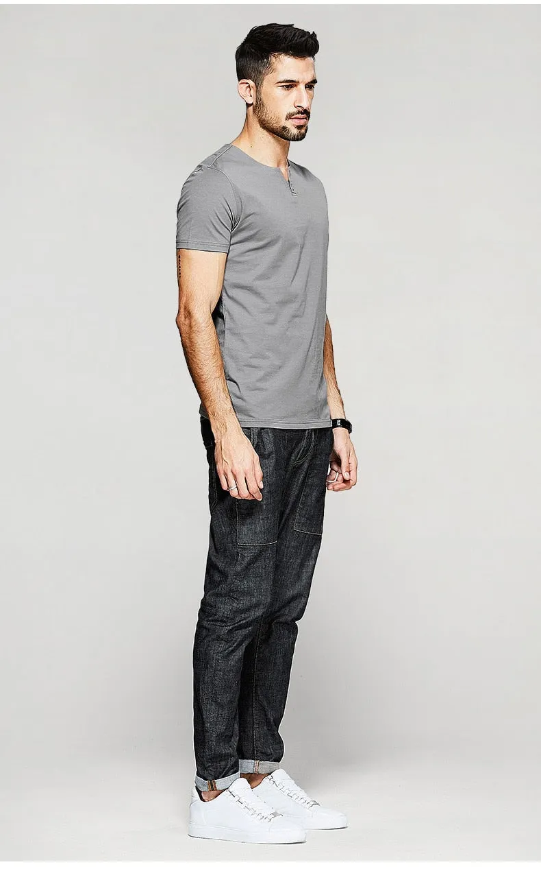 Men's Summer Casual Short-Sleeved Slim T-Shirt