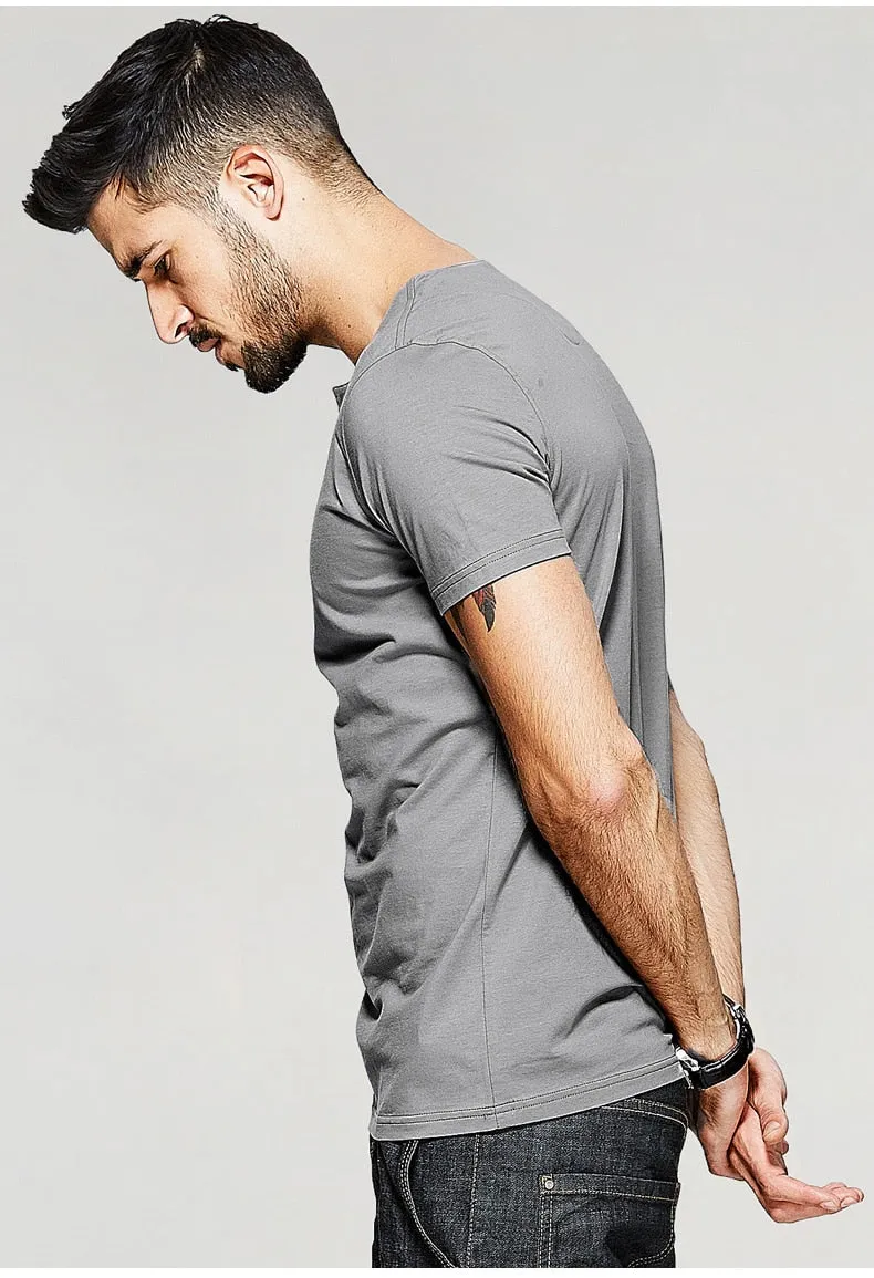 Men's Summer Casual Short-Sleeved Slim T-Shirt