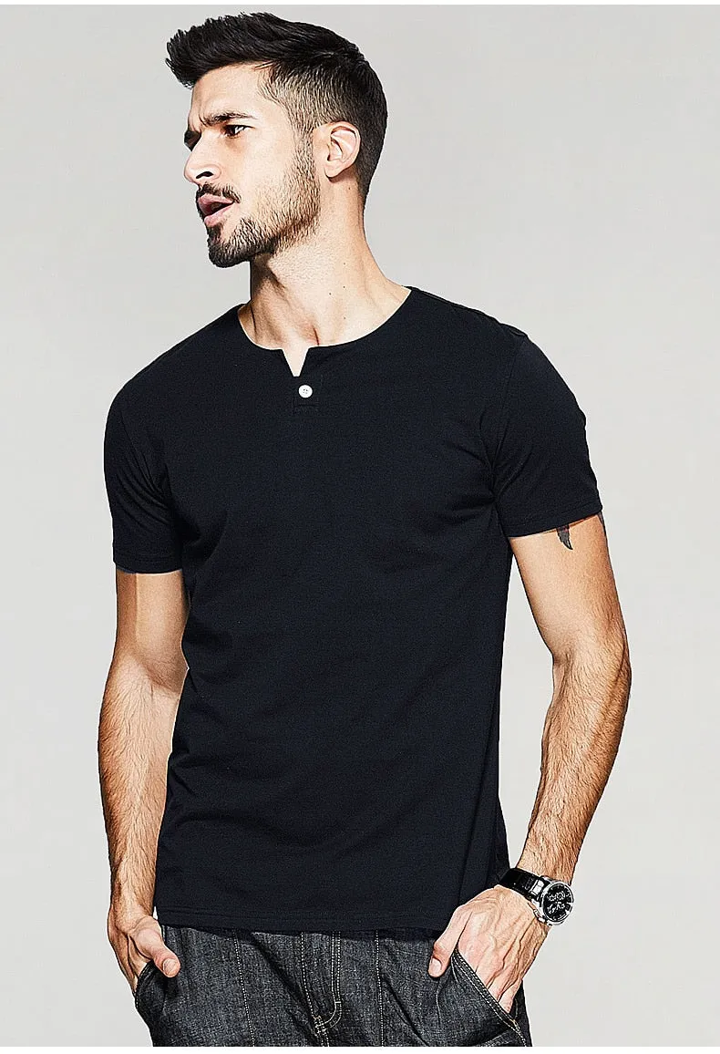 Men's Summer Casual Short-Sleeved Slim T-Shirt