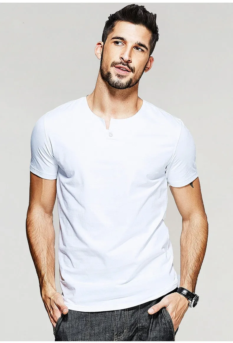 Men's Summer Casual Short-Sleeved Slim T-Shirt