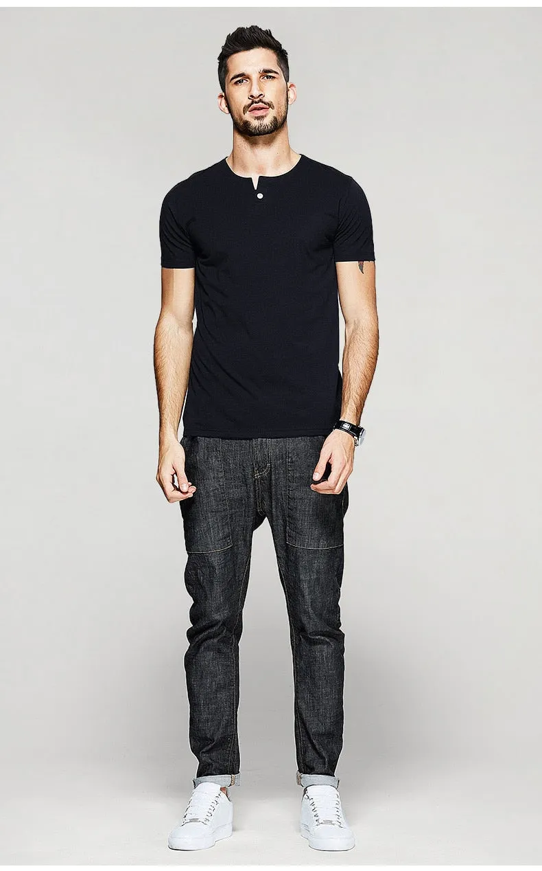 Men's Summer Casual Short-Sleeved Slim T-Shirt