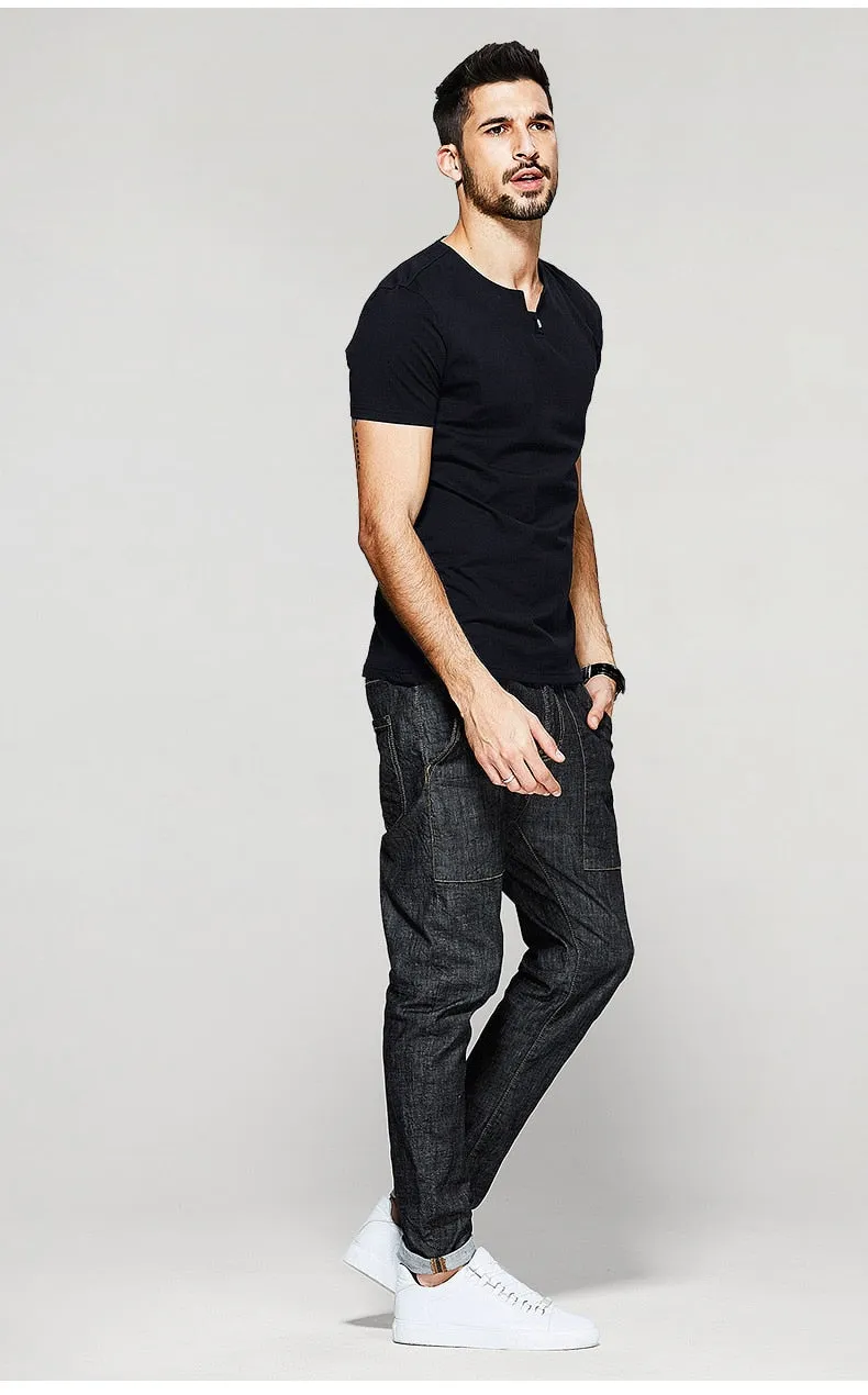 Men's Summer Casual Short-Sleeved Slim T-Shirt