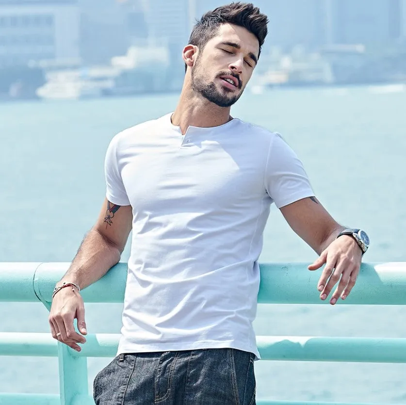 Men's Summer Casual Short-Sleeved Slim T-Shirt