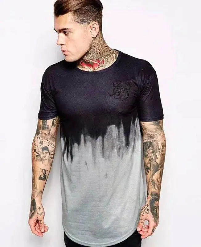 Men's Summer Cotton Gradient T-Shirt