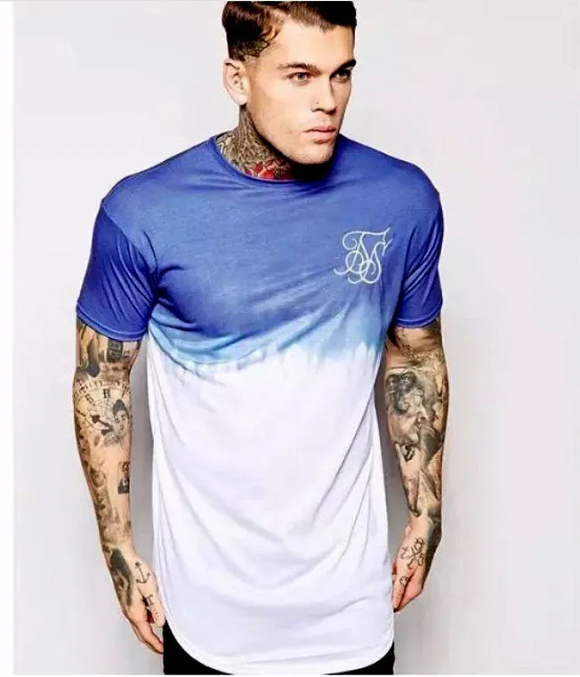Men's Summer Cotton Gradient T-Shirt