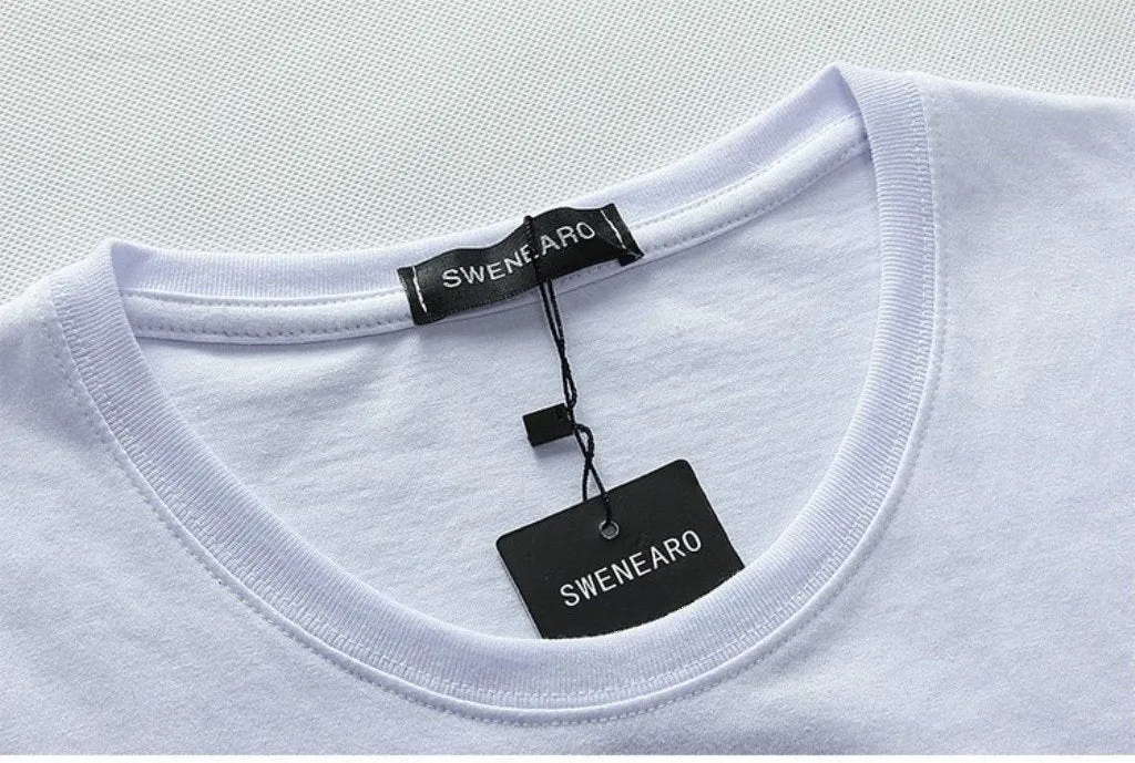 Men's Summer Cotton O-Neck T-Shirt With Multicolor Stripes