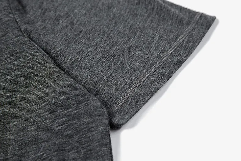 Men's Summer Elongated Plain Cotton T-Shirt