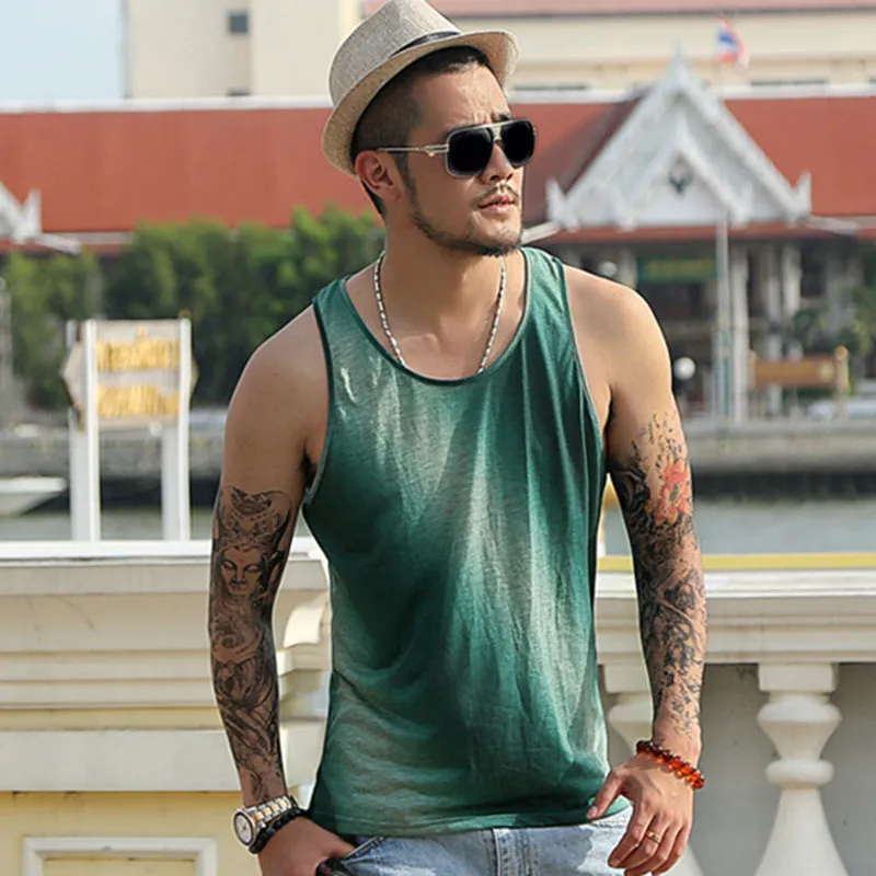 Men's Summer Gradiente Cotton Tank Top