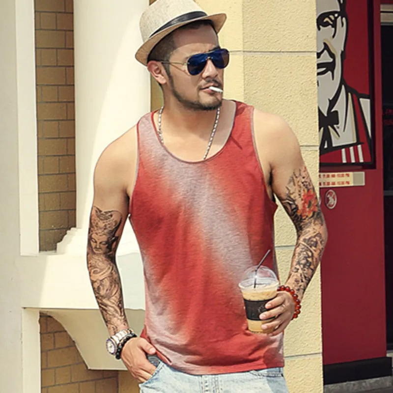 Men's Summer Gradiente Cotton Tank Top