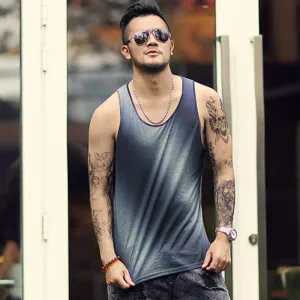 Men's Summer Gradiente Cotton Tank Top