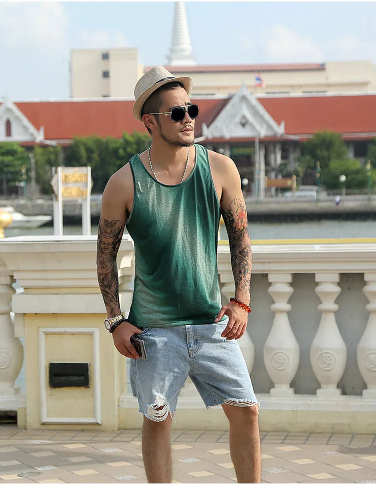 Men's Summer Gradiente Cotton Tank Top
