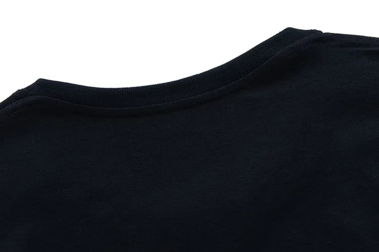 Men's Summer Short-Sleeved T-Shirt With Printed Wolf