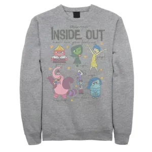 Men's Sweatshirt Inside Out How Are You Feeling Group Shot Disney / Pixar