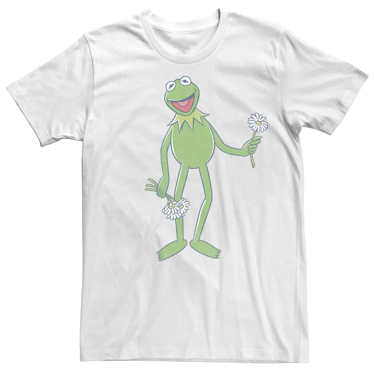 Men's The Muppets Kermit and the Frog Disney T-Shirt, White