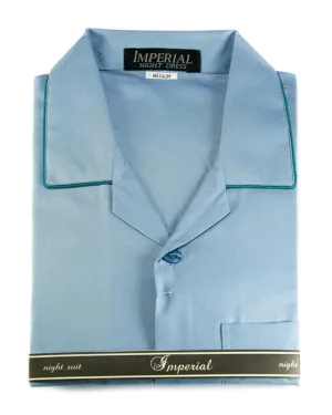 Mens Wedding Nightwear - Plain Design Nightdress By Hy-Brow Plus High Classic