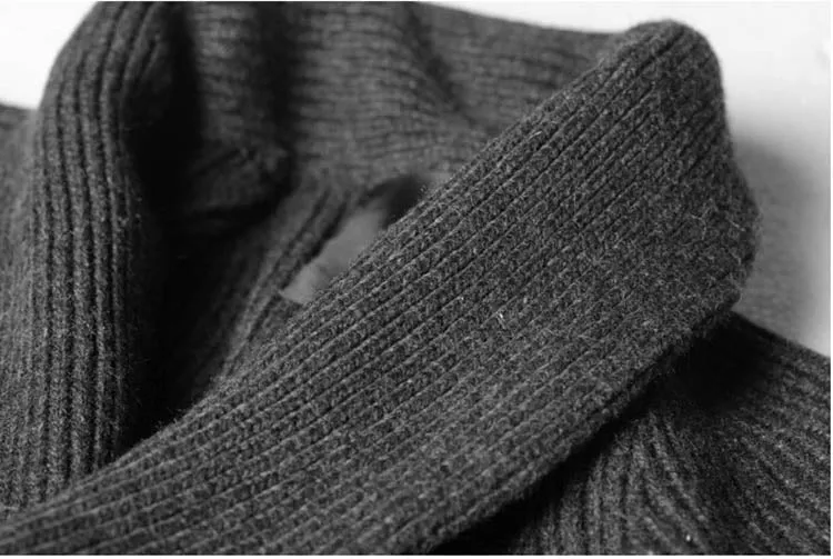 Men's Winter Casual Single-Breasted Knitted Cardigan