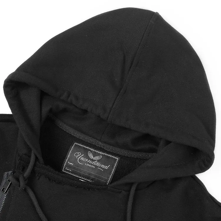 Men's Winter European Style Black Leather Jacket