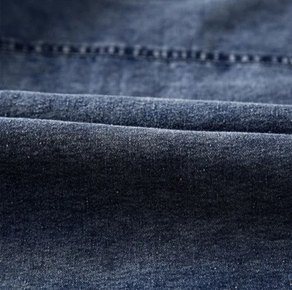 Men's Winter Warm Denim Cowboy Jacket With Lamb's-Wool Lining