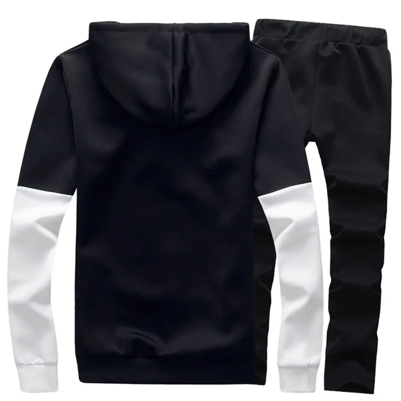 Men's Winter Warm Hooded Tracksuit | Men's Sporting Suit