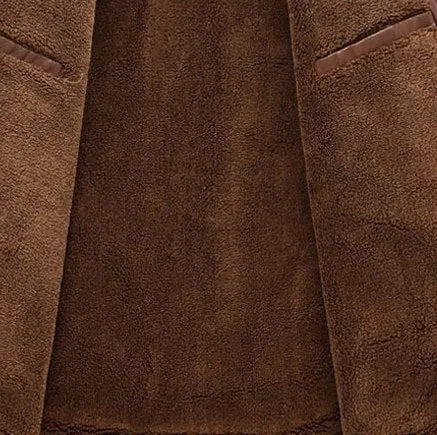 Men's Winter Warm Leather Thick Biker Jacket