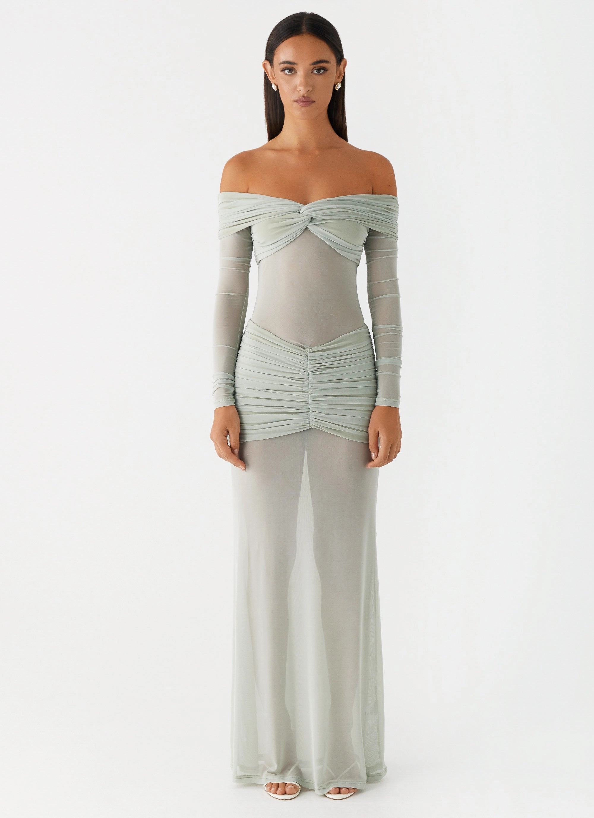 Mercy Maxi Dress - Sage All-season garment Fresh Stitch