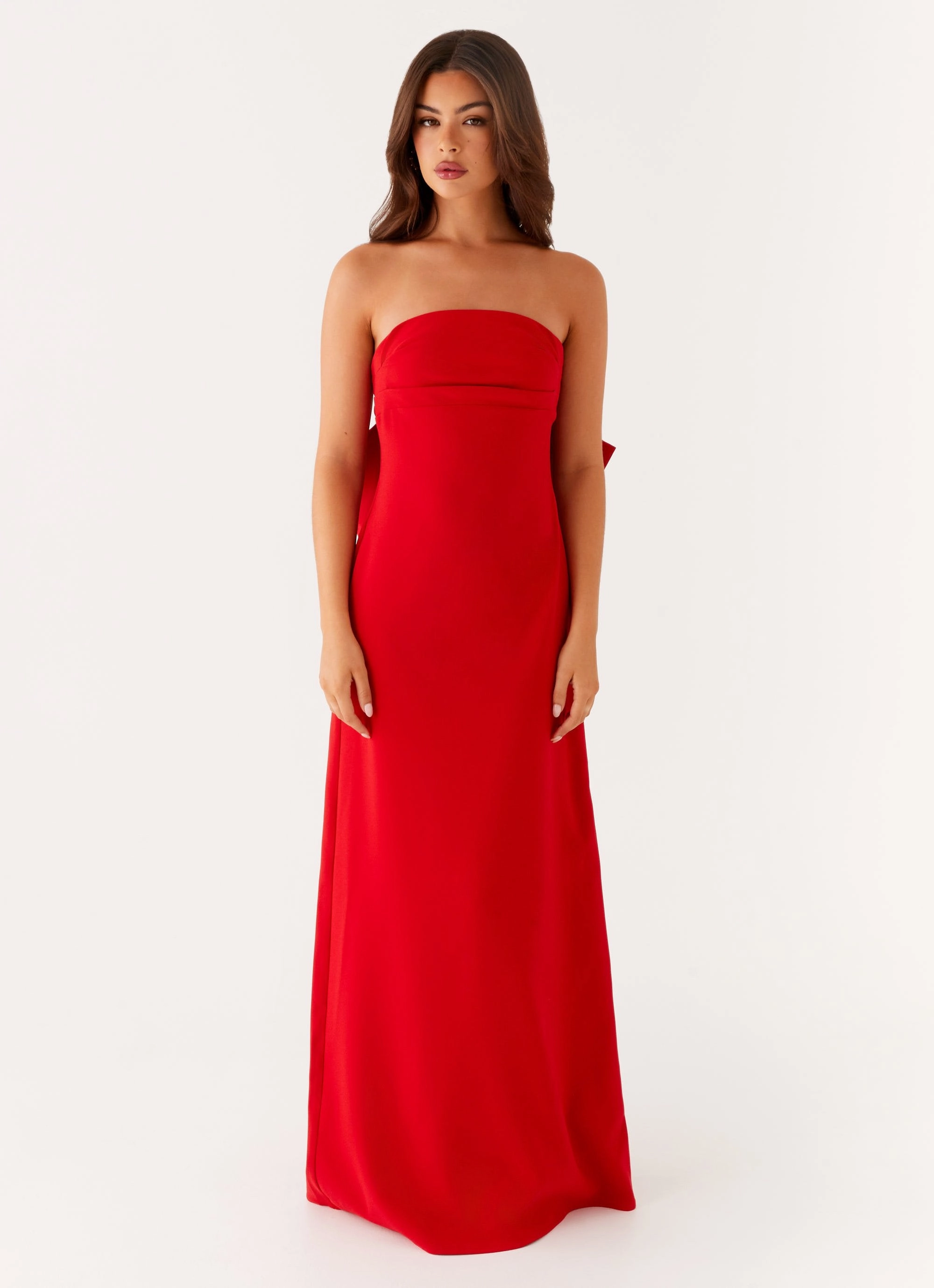Comfy Fit Fit Mood Meredith Maxi Dress - Red