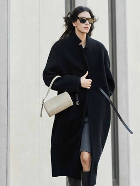 Merino Wool Belted Overcoat Merino Wool Belted Overcoat