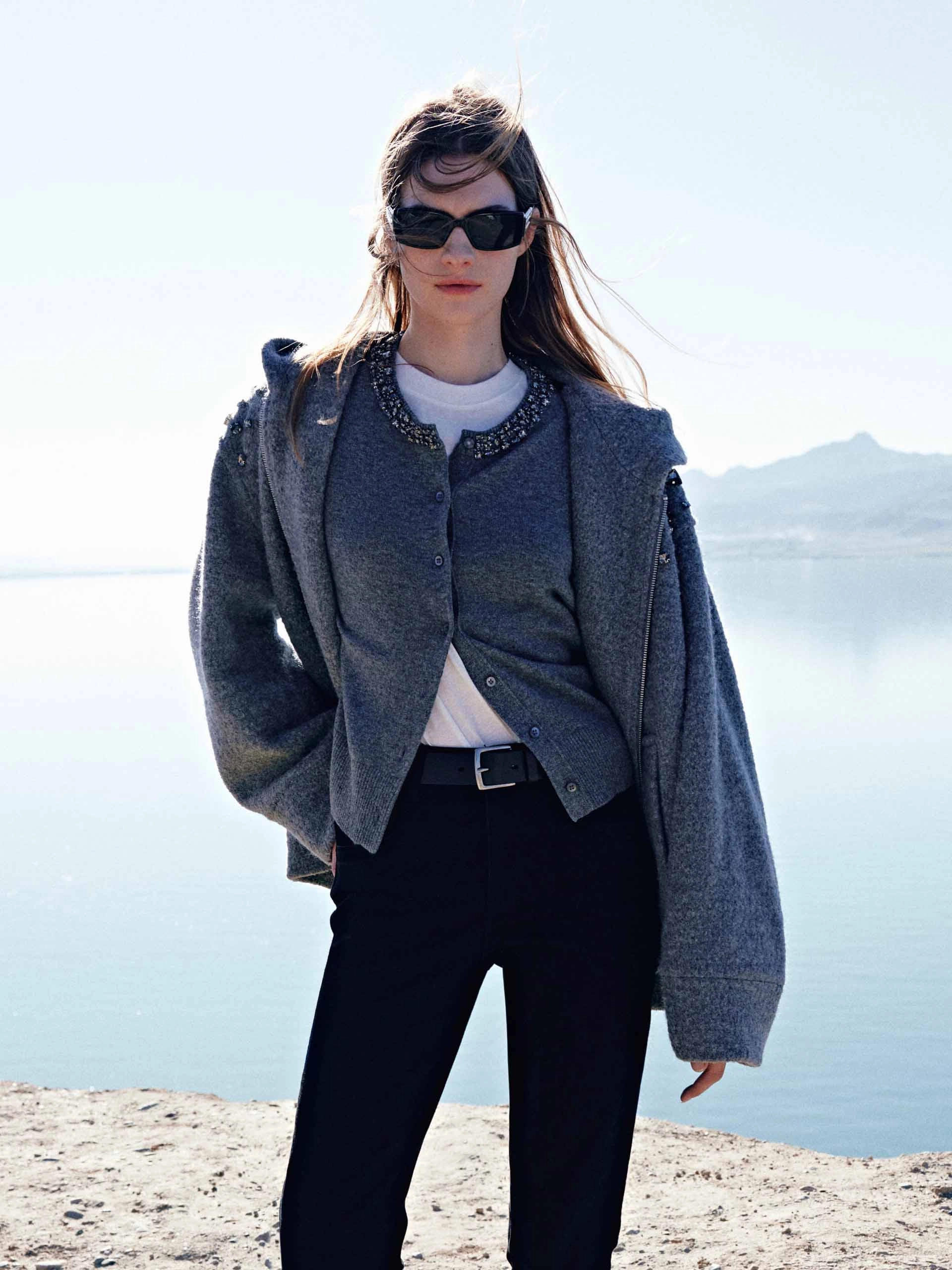 Merino Wool Hooded Jacket