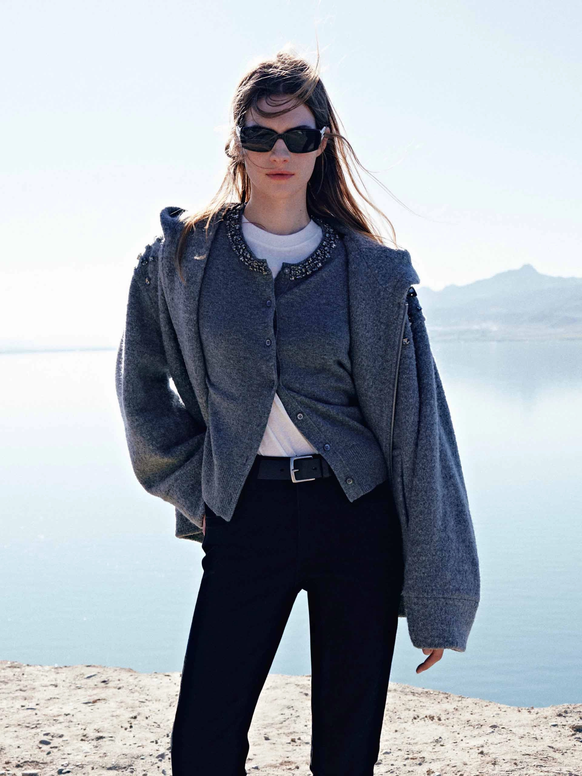 Merino Wool Hooded Jacket