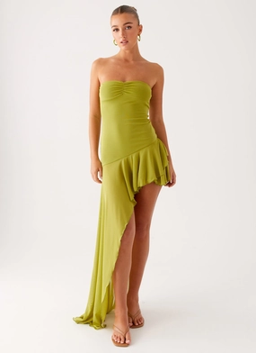 Mermaid Shape Reeva Mini Dress - Green Easy Pairing Reeva Mini Dress - Green