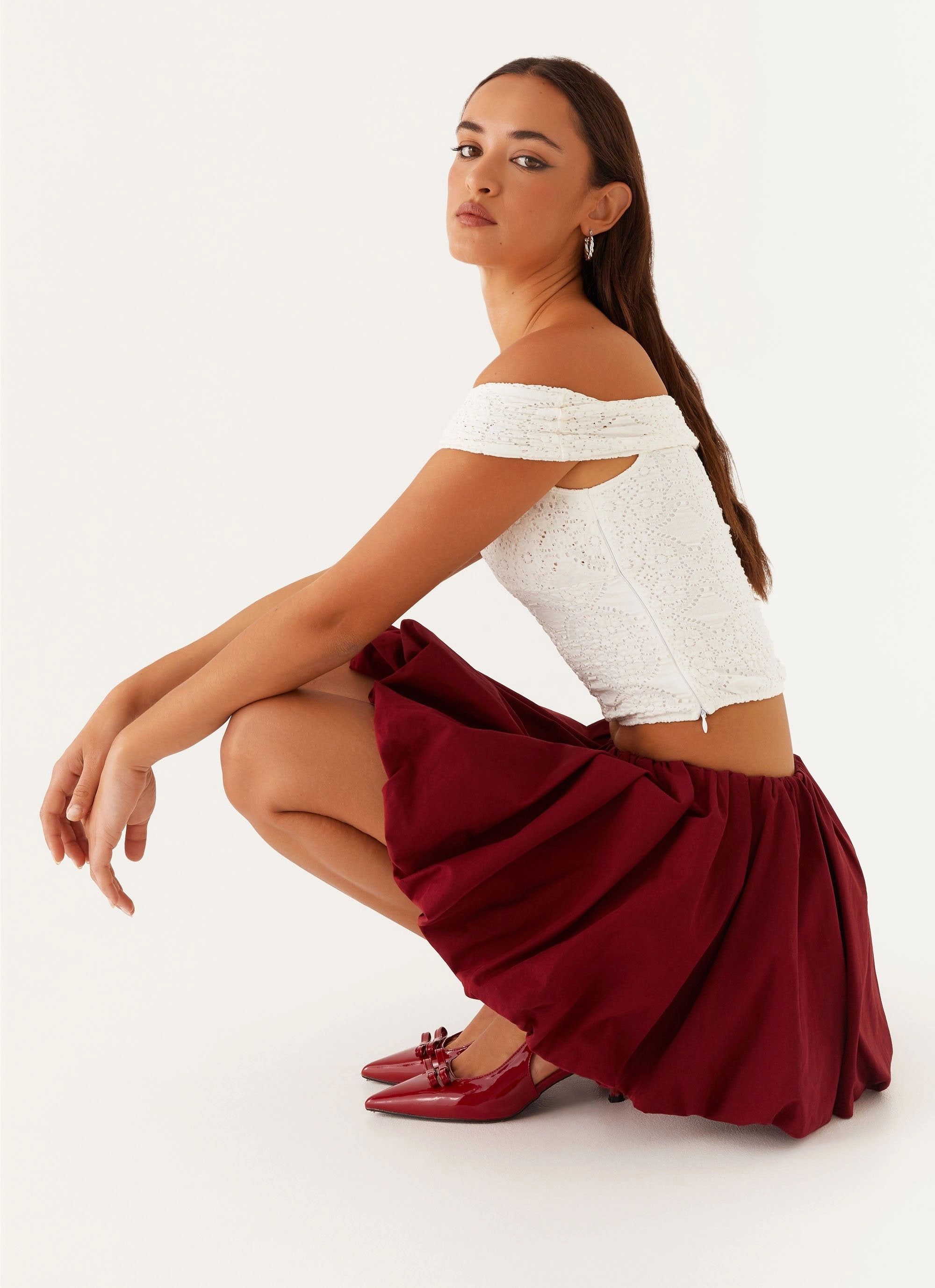 QuickDry Performance EcoFriendlyMaterial Meryll Twist Top - White