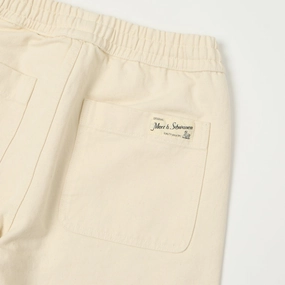 Merz b. Schwanen 'Good Basics' Drawstring Trousers - Nature Merz b. Schwanen 'Good Basics' Drawstring Trousers - Nature