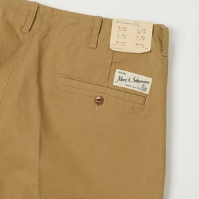Merz b. Schwanen 'Good Basics' Organic Cotton Twill Chinos - Khaki Merz b. Schwanen 'Good Basics' Organic Cotton Twill Chinos - Khaki