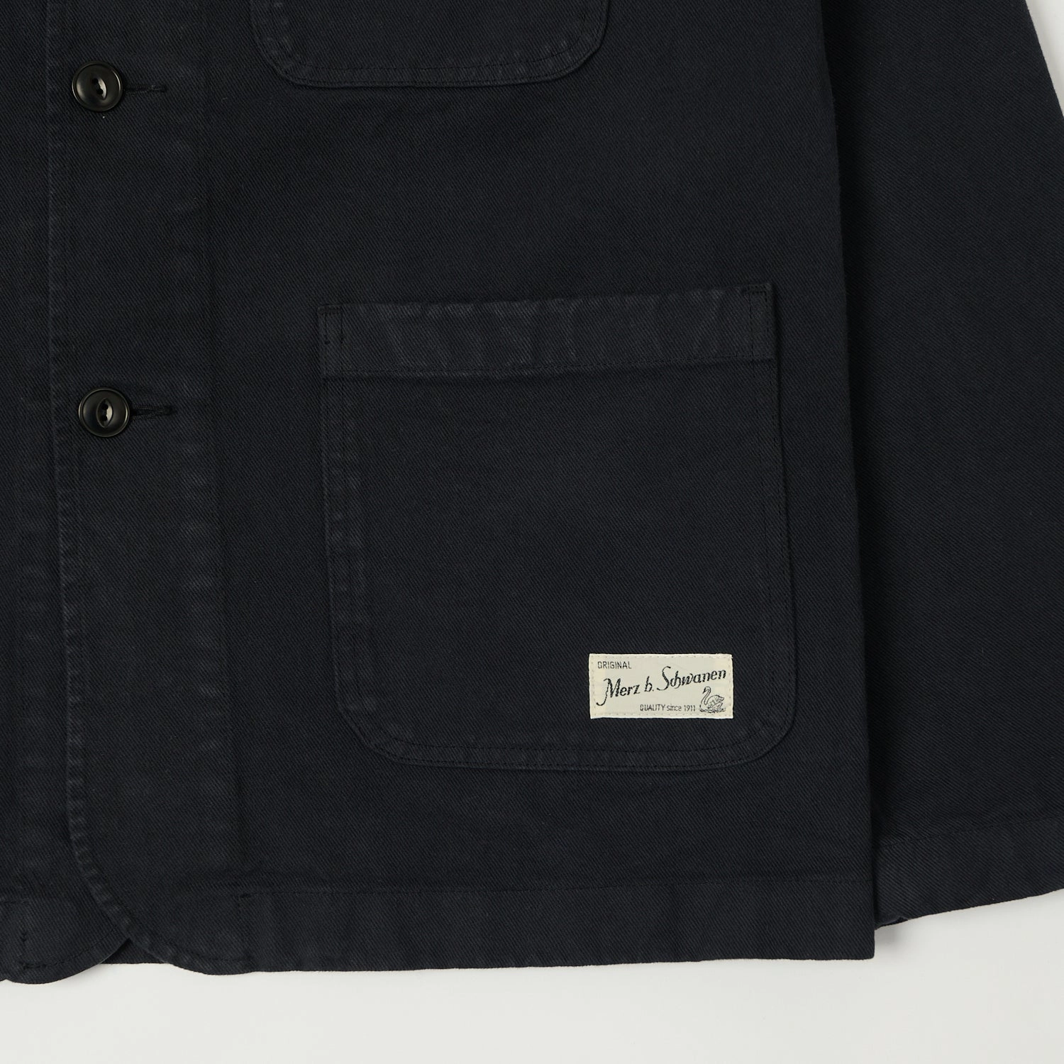 Merz b. Schwanen 'Good Basics' Work Jacket - Charcoal