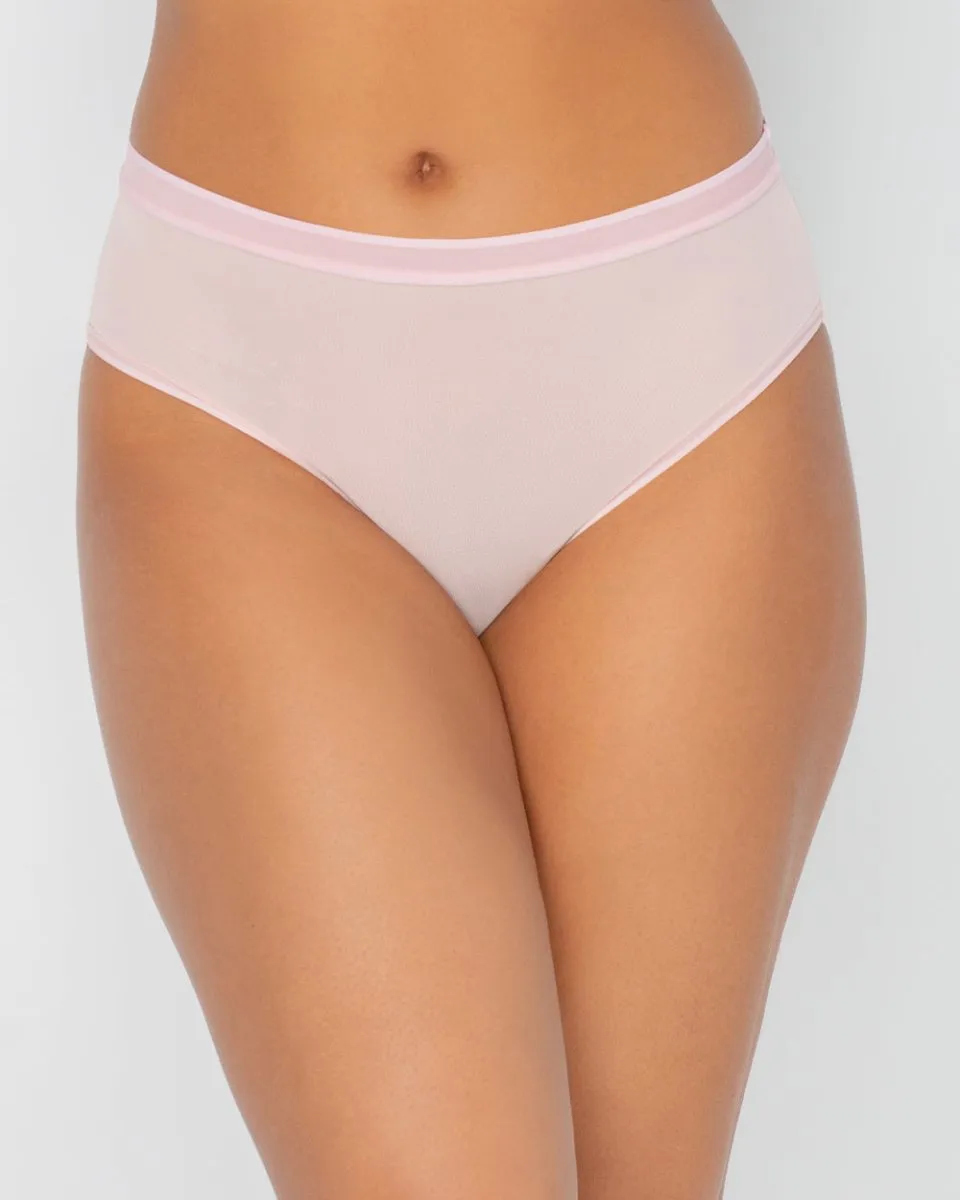 Mesh High Cut Brief Panty - 1313S